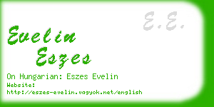 evelin eszes business card